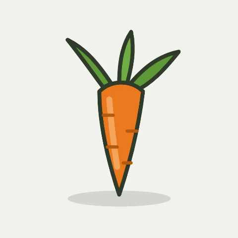 Illustratie van wortel