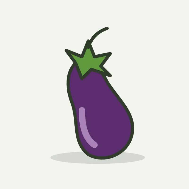 Illustratie van aubergine