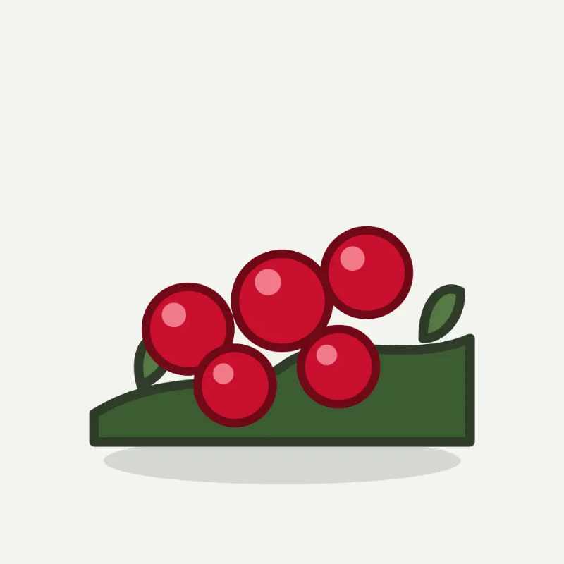 Illustratie van cranberry