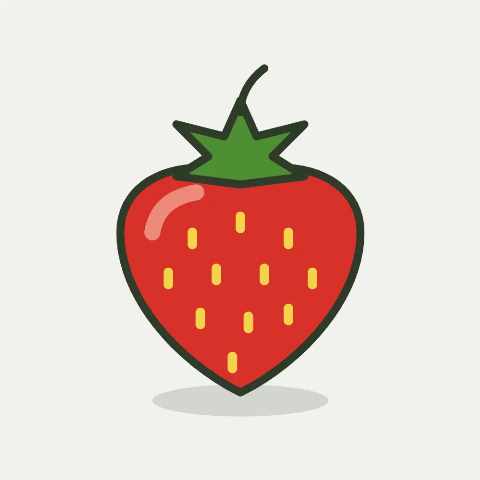 Illustratie van aardbei