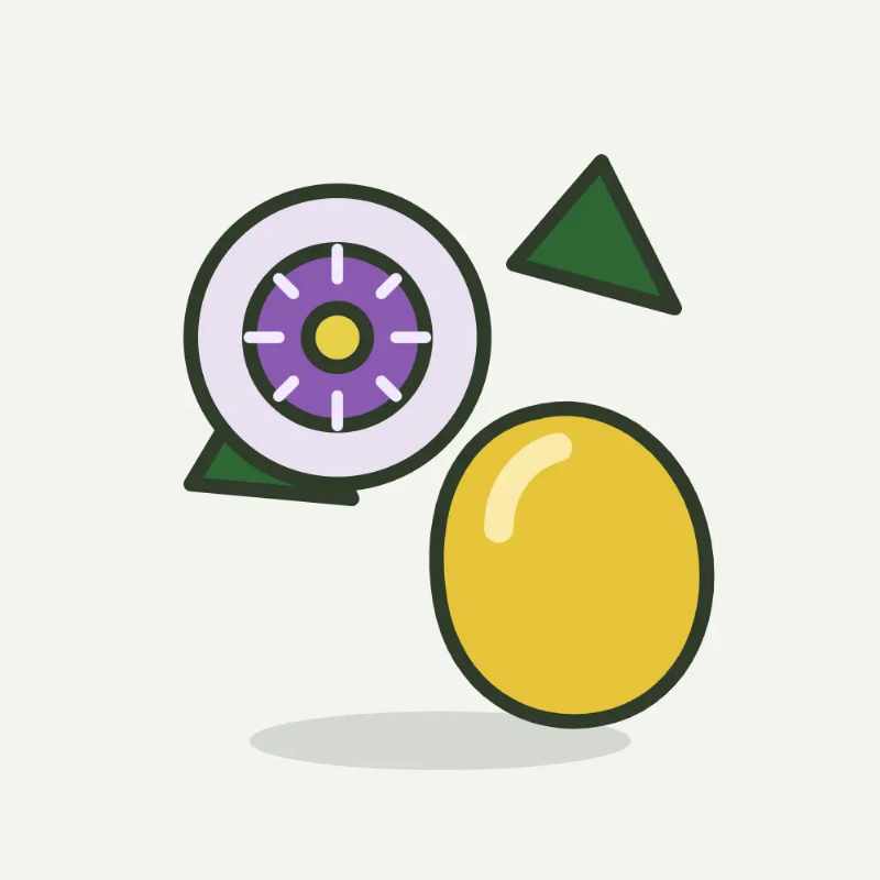 Illustratie van maypop-passiebloem