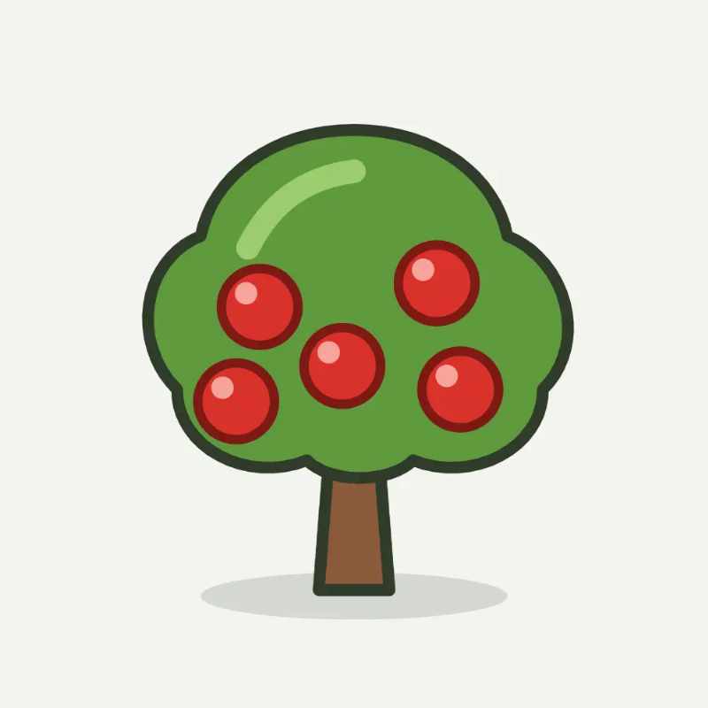 Illustratie van appel